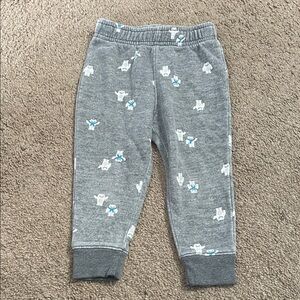 Cat & Jack - Gray Kids Jogger Pants with snowman print